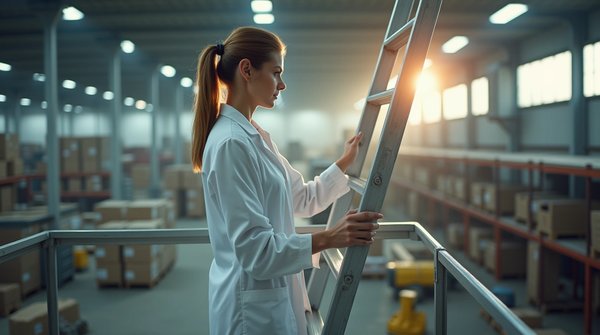 Comment choisir une échelle à crinoline pour des accès sécurisés en hauteur